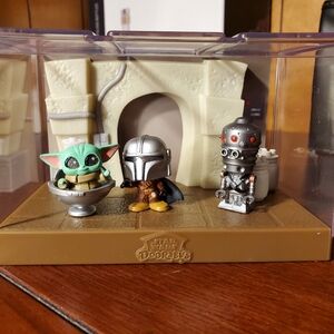 Star Wars DOORABLES Movie Moments w/ Grogu, The Mandolorian, and IG-11 **NEW**